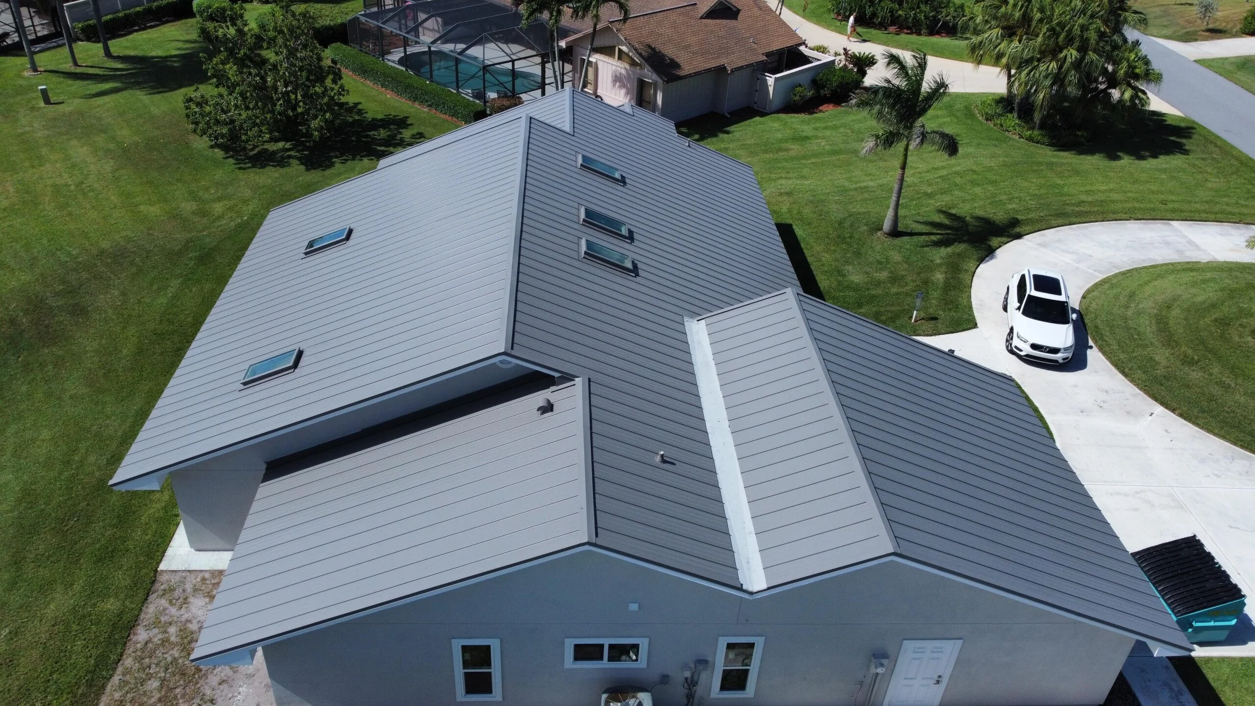 Roof replacement project completed by Qualitech Roofing in Broward County FL